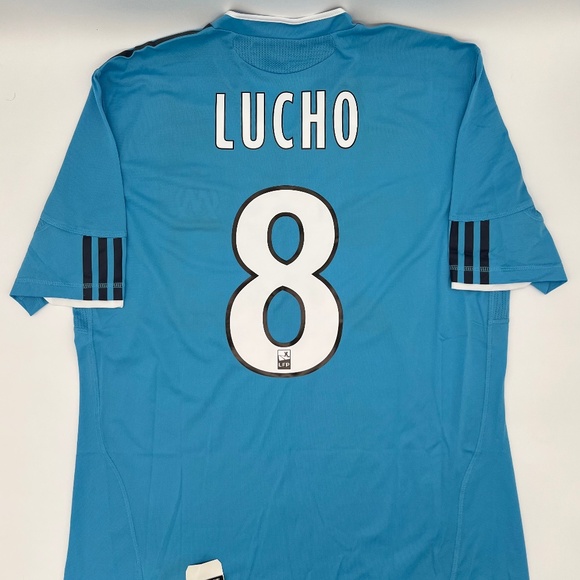 Lucho Marseille 2010/2011 Away ORGINAL Adidas Player Version (Formotion) Jersey